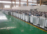 丽水油浸式变压器成品车间